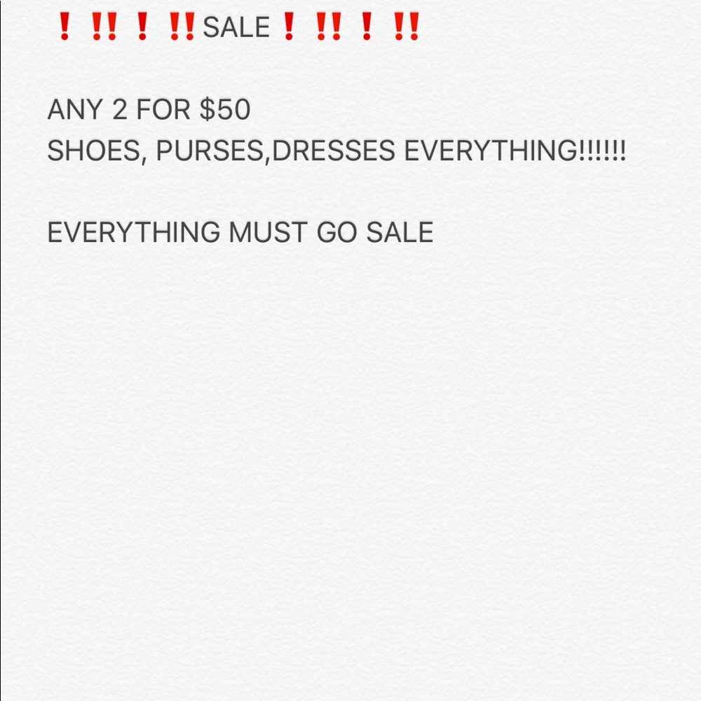 Sale!!! 2for50